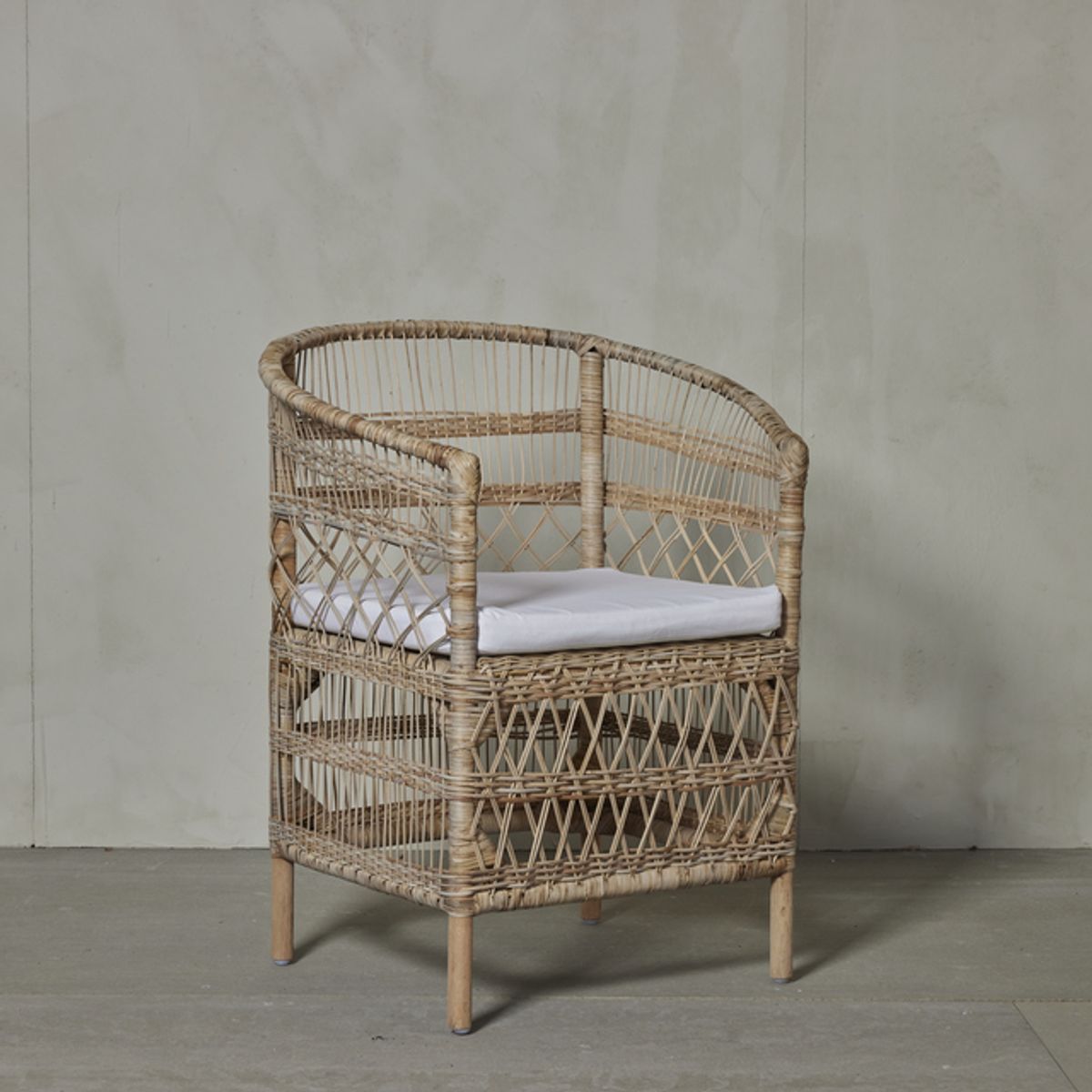 Norah Stol H80 cm – Natur rotting