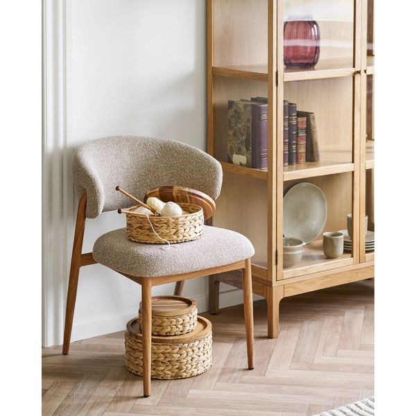 Hovedbilde Cavi spisestol – sand / natur eik  look| ...