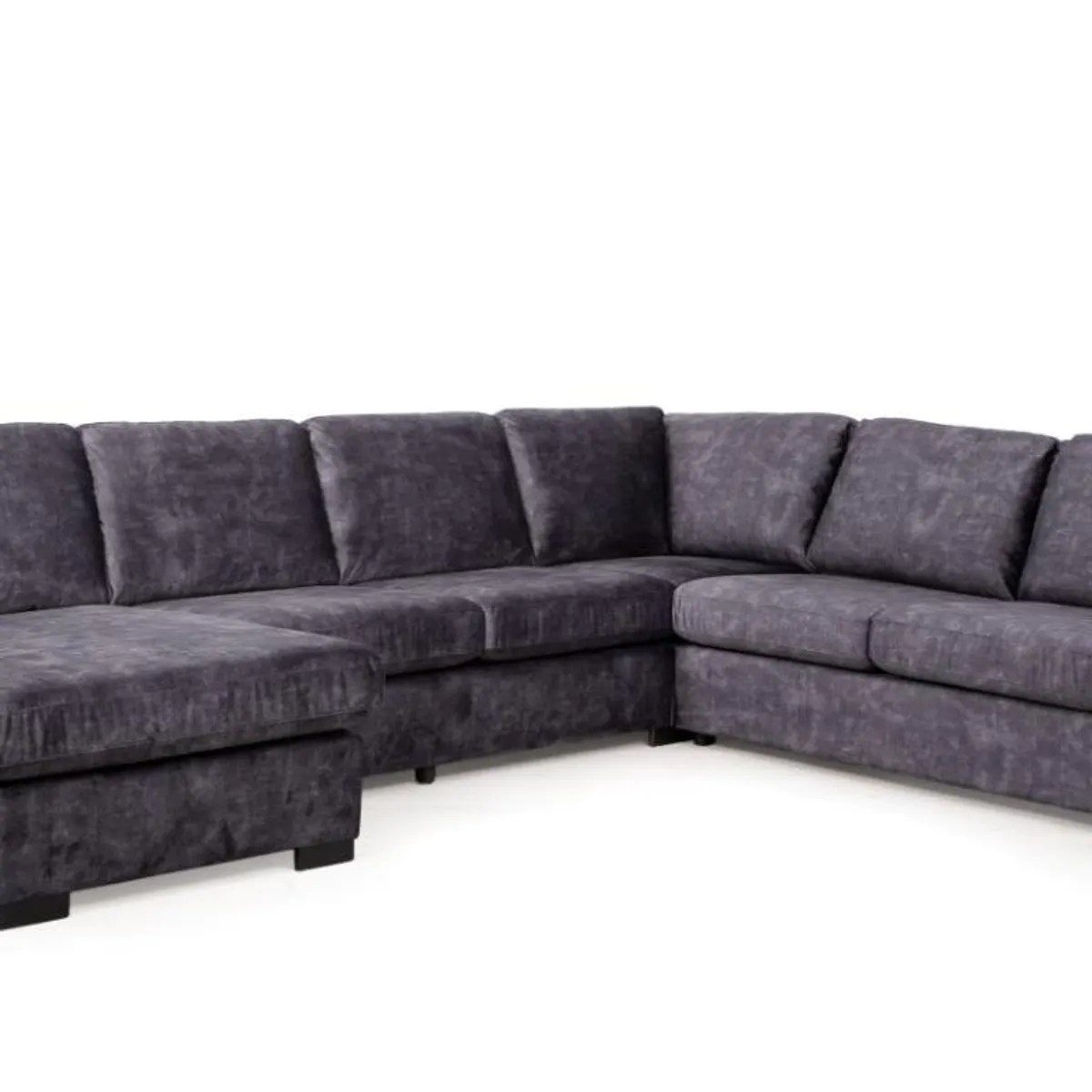 Manhattan U-sofa oppsett 4 320x250cm Adore Fuji velur-velg farge
