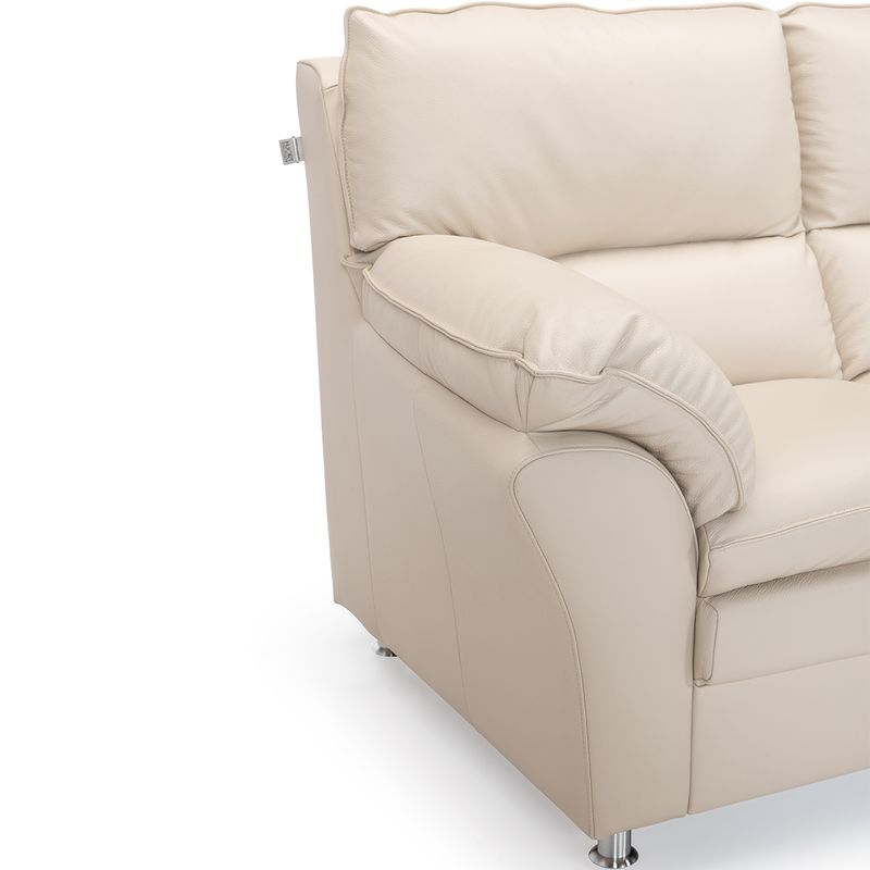 Palma 3 Seter Ekte Skinnsofa 215cm