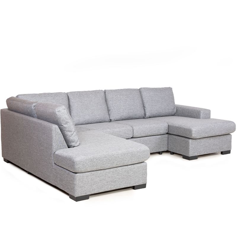 Vega U-hjørnesofa 286x200cm - Storm tekstil