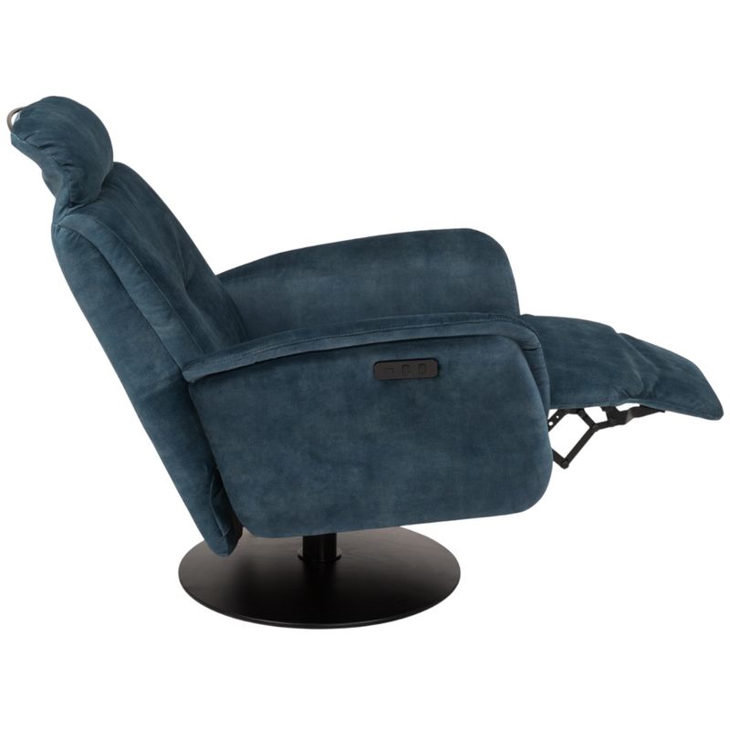 Bent Elektrisk Recliner med integrert fothviler |  Adore velur