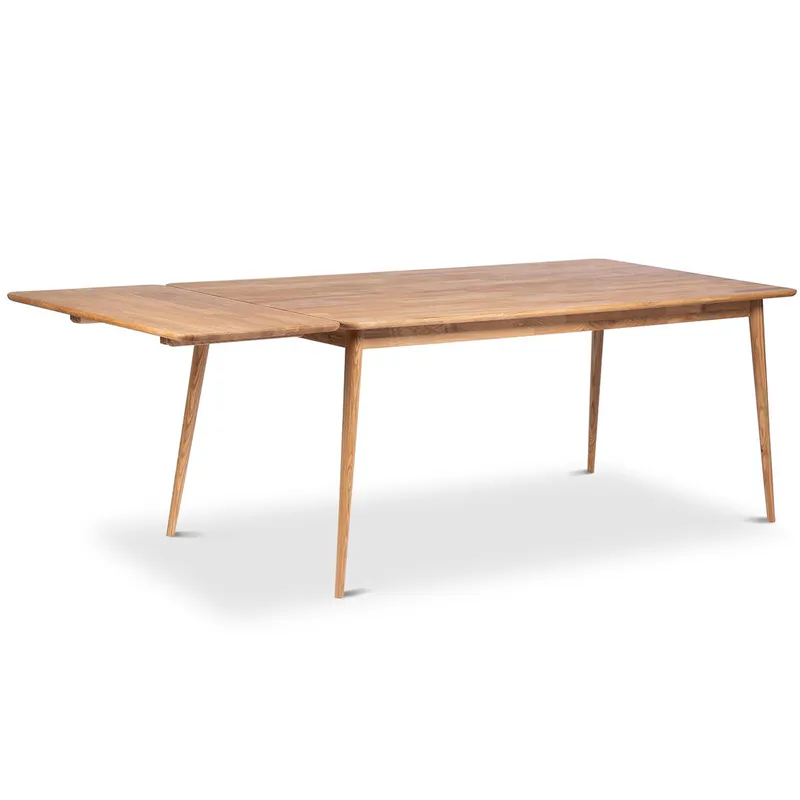 Alborg ekstra klaff/endeplate 90x50 cm oljet heltre eik