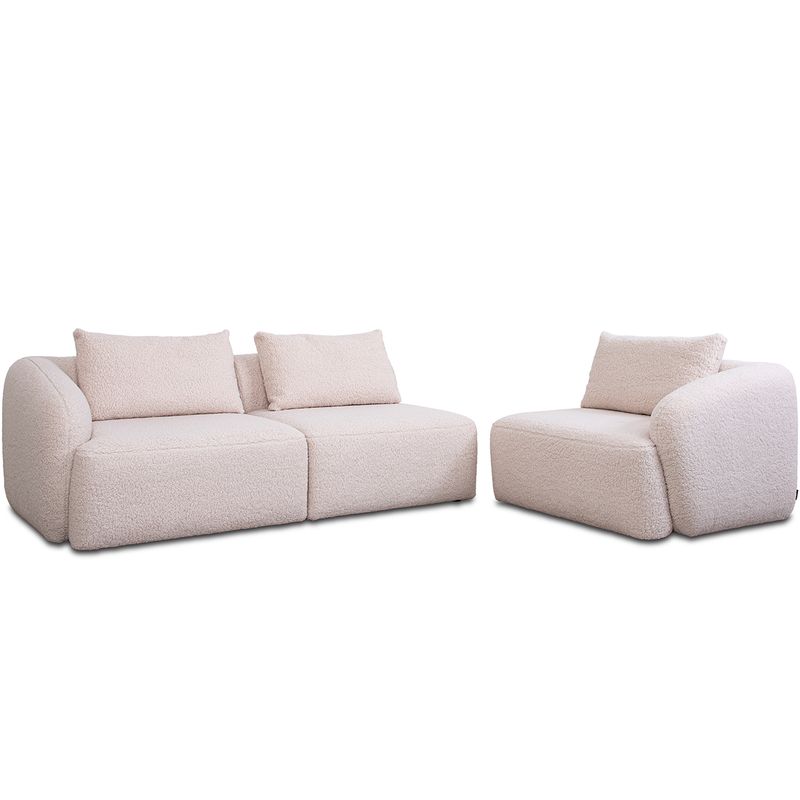Sori hjørnesofa med åpen ende 280X210cm - Velg Storm tekstil