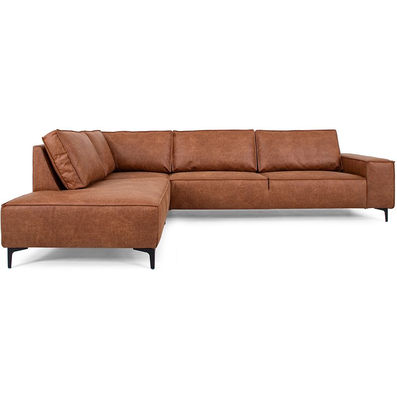 Brussel hjørnesofa med åpen ende høyre 305x215 | Colorado Eco skinn