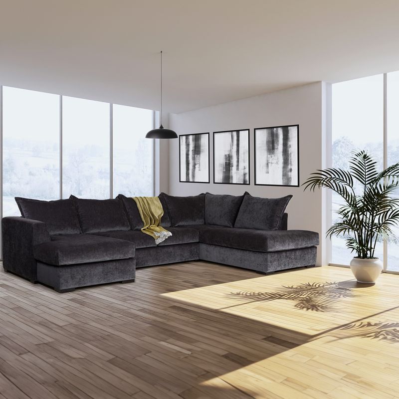 Chill U-sofa 330x215 cm – Eros velur
