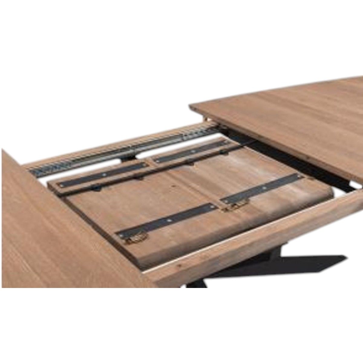 Vector spisebord i heltre eik med uttrekk - 230/300x110 | Skagen Studio