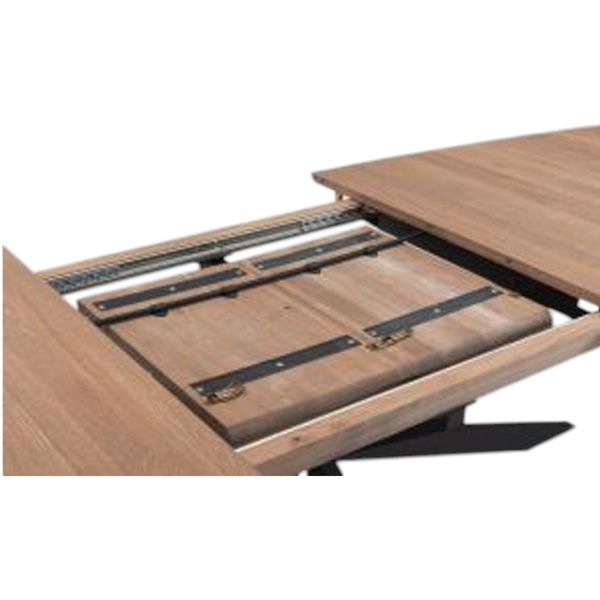 Hovedbilde Vector spisebord i heltre eik med uttrekk - ...