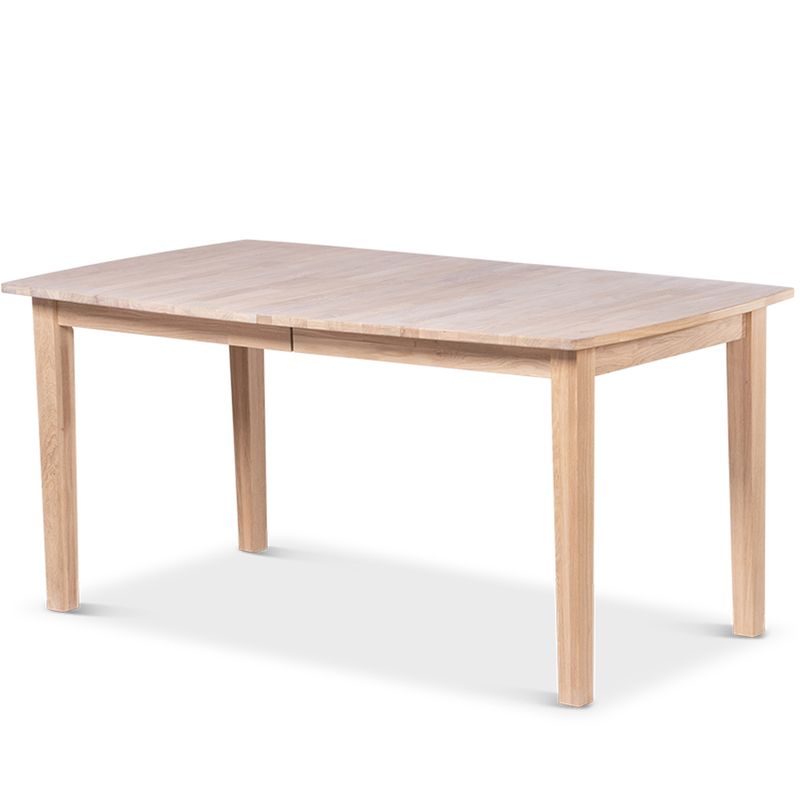 Kivik Spisebord 160/210x90x75  med uttrekk Heltre hvitoljet eik