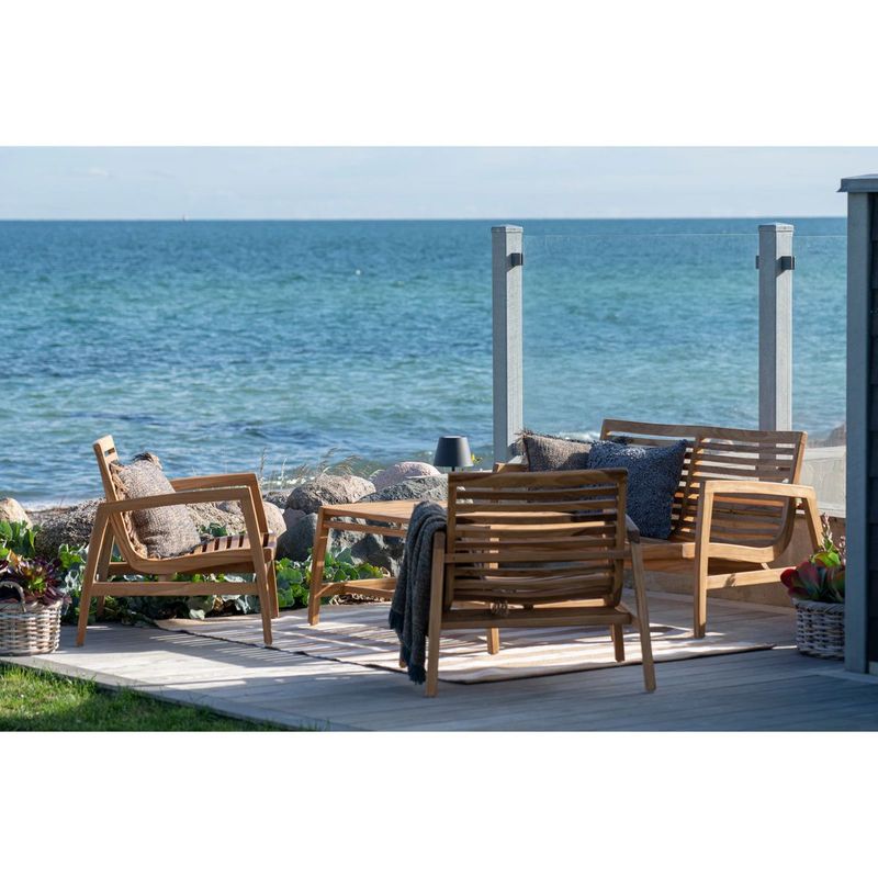 Santander Loungesett 2+1+1 Teak - House Nordic