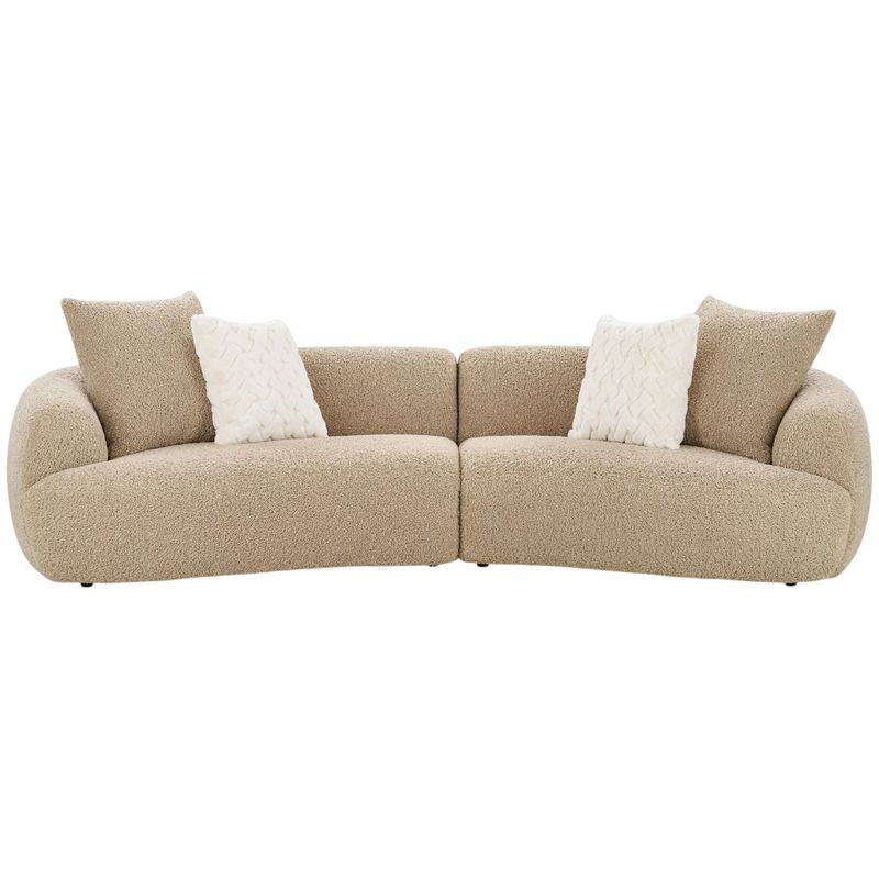 Dali sofa 4-seter - light brown 302 cm | House Nordic 