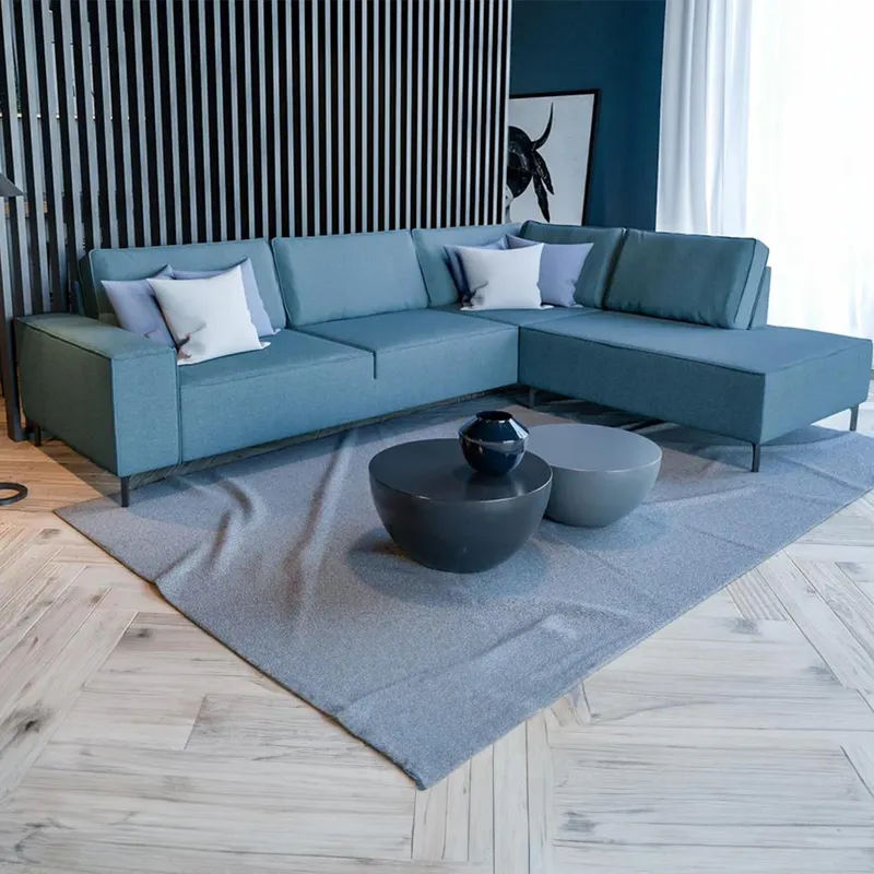 Brussel Oppsett 2 Hjørnesofa 305x215 m/åpen ende Storm Tekstil