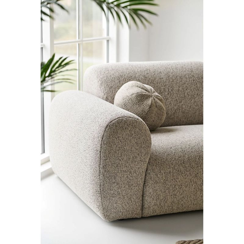 Clyde sofa 3-seter med sjeselong - stone grey | House Nordic 