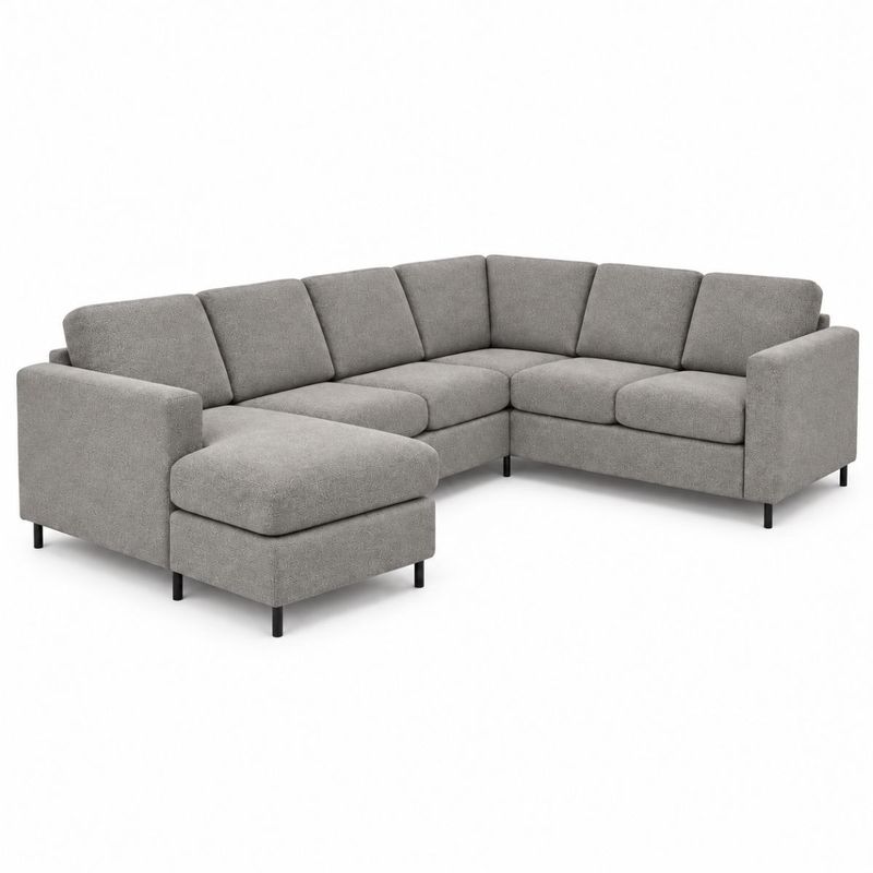 Bella oppsett 4 Hjørnesofa 280x220 cm Storm tekstil