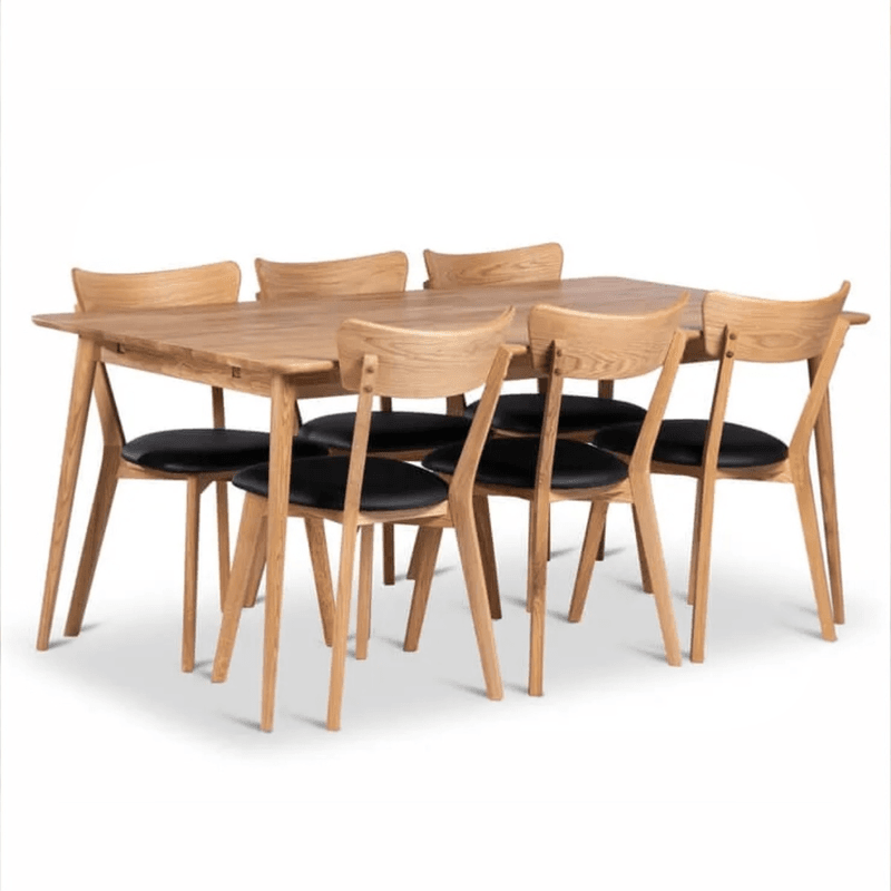 Alborg Heltre Spisebord natur oljet eik 180x90