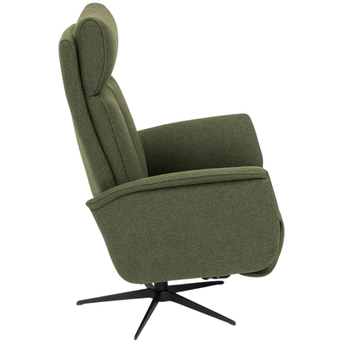 Comfort+ Recliner med integrert fothviler | Movie tekstil