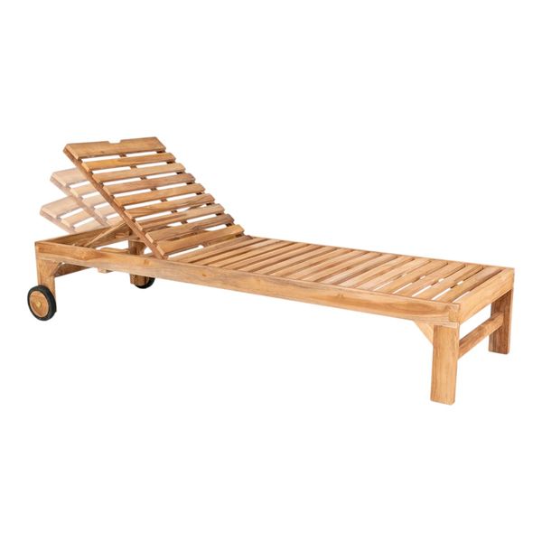 Hovedbilde Andorra solseng ute - teak m/pute | House Nordic