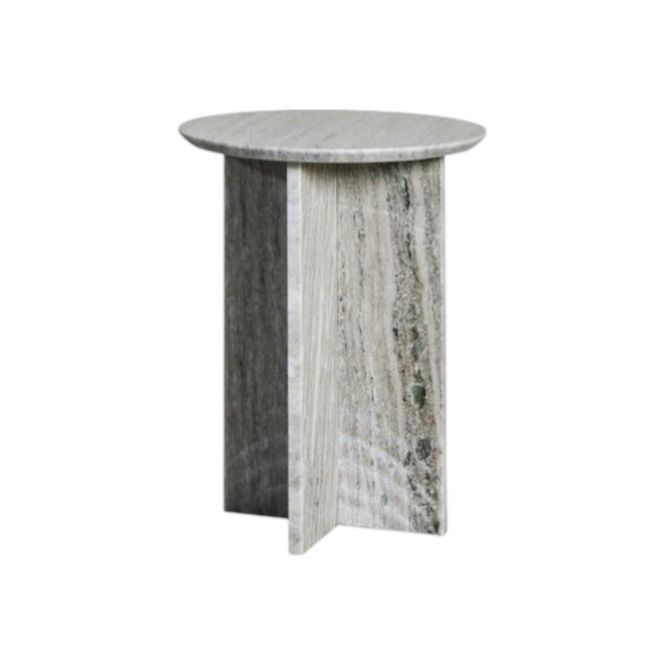 Hovedbilde Elivinne marmor sidebord  D. Linen | 40X40X50 cm. ...
