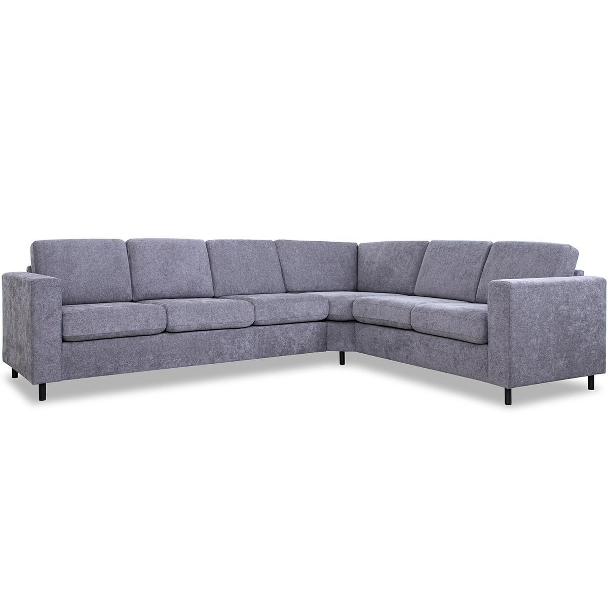 Bella oppsett 5 hjørnesofa 280x220 cm Storm tekstil