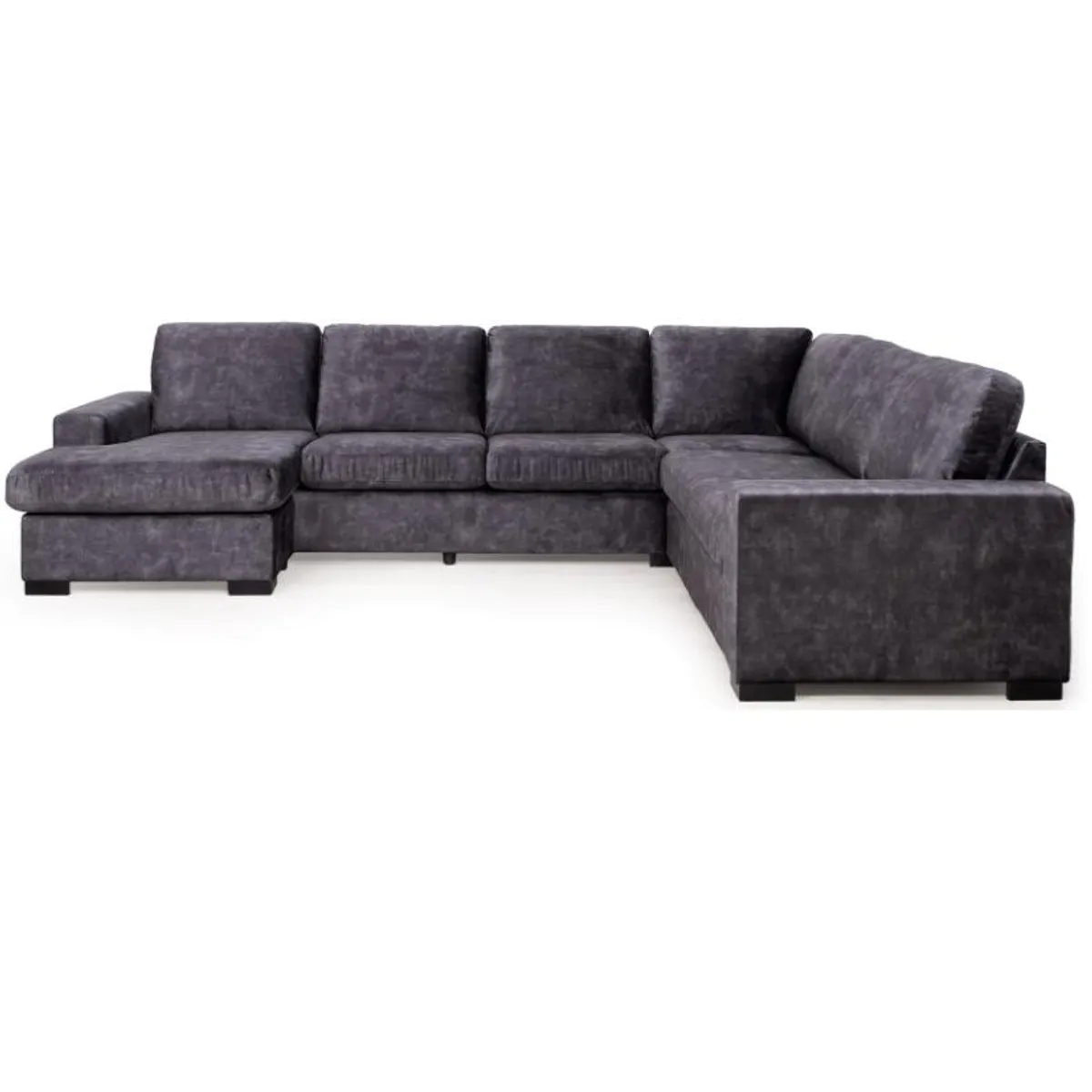 Manhattan U-sofa oppsett 4 320x250cm Adore Fuji velur-velg farge