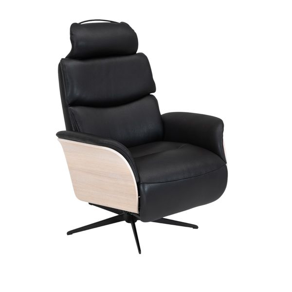 Hovedbilde Ailo Recliner stol med integrert fothviler i ekte ...