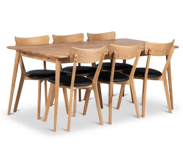 Hovedbilde Alborg Heltre Spisebord natur oljet eik 180x90