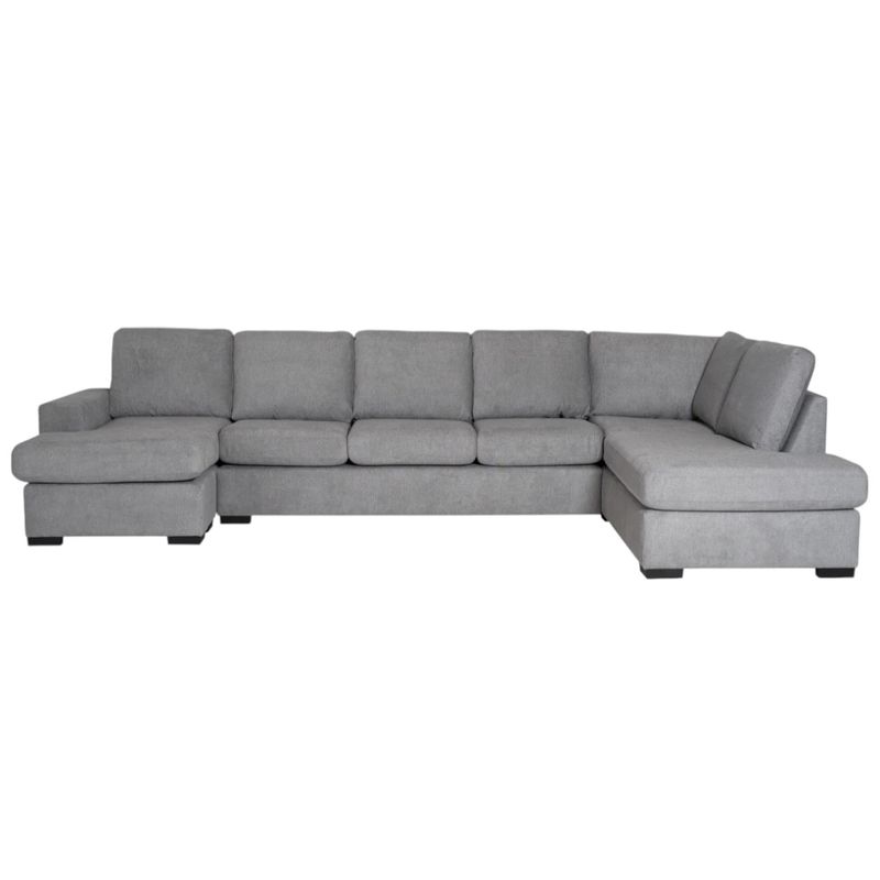Vega U-hjørnesofa 346x200cm - Storm tekstil