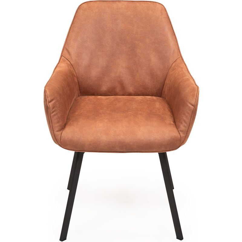 Cleo Spisestol med sving og armlene TexBull Eco - velg farge