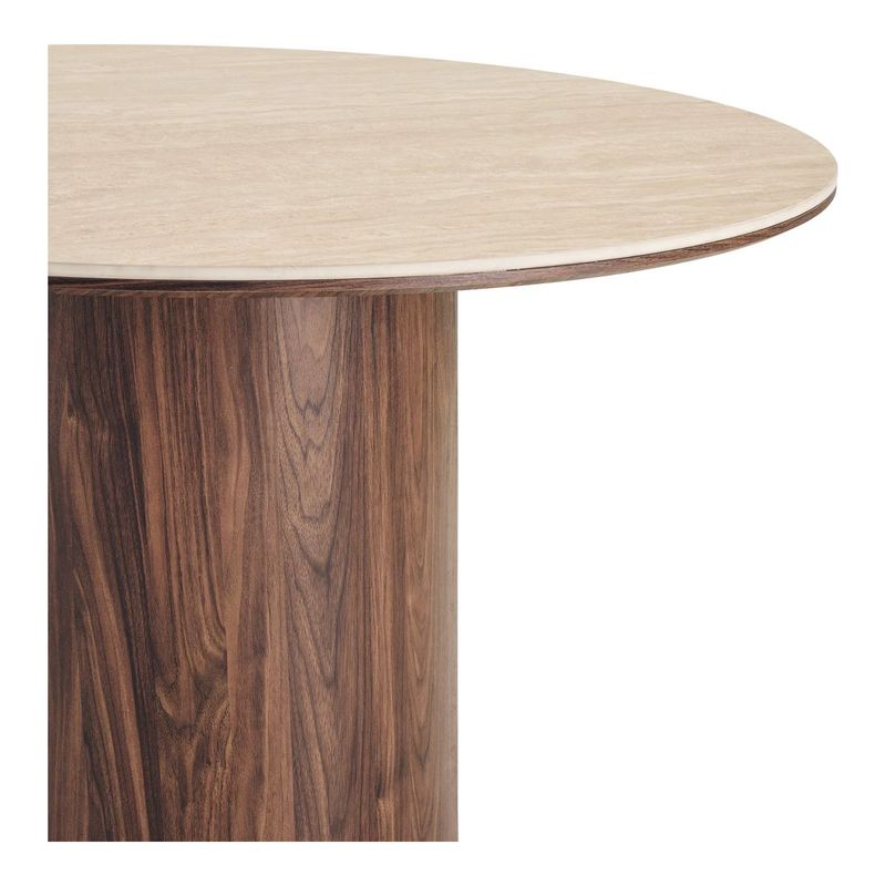 Delphi rundt spisebord Ø120 cm - keramisk bordplate