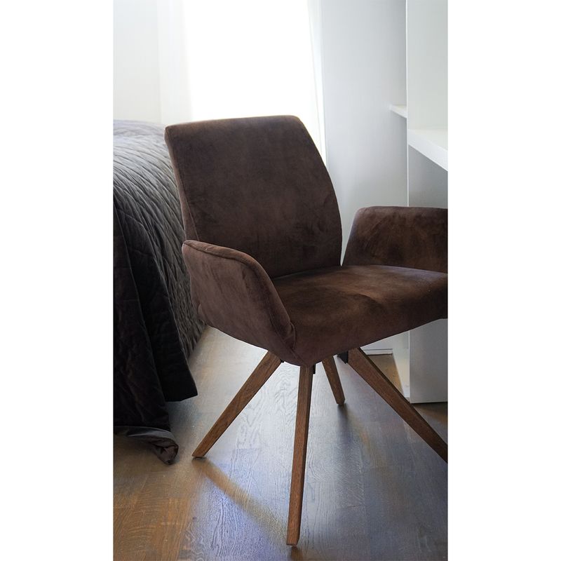 Abel Spisestol med ERGO og sving | Adore Velur