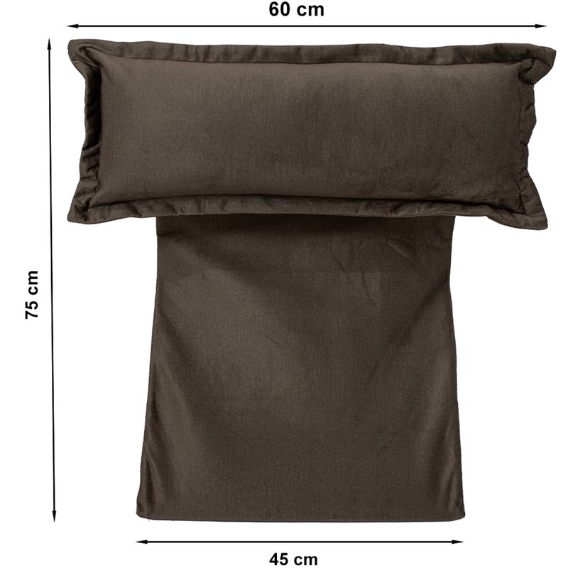 Nakkestøtte 60 x 75 cm Monolith velur