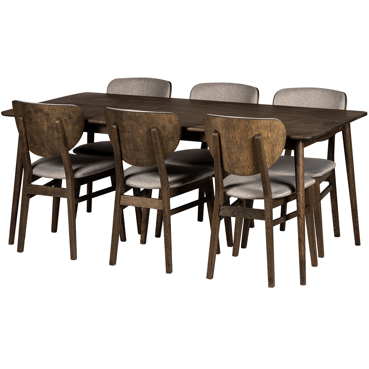 Nyborg Heltre Spisebord røkt eik 180x90