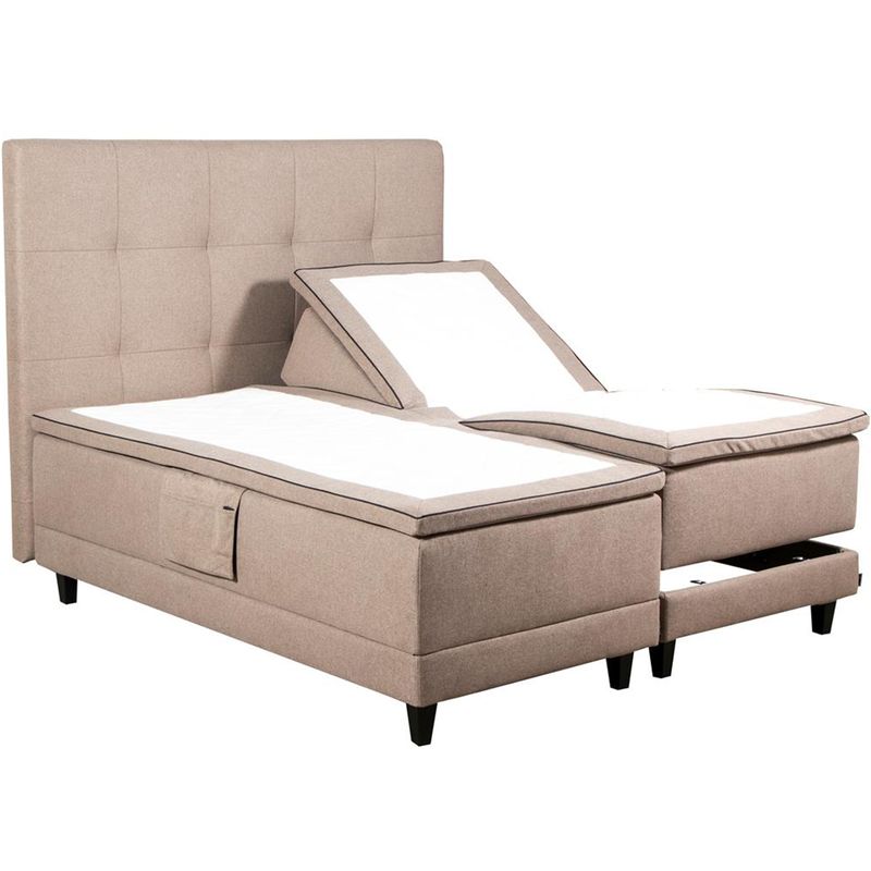 Dvale Delta 90x200 Regulerbar seng med Pulse Latex