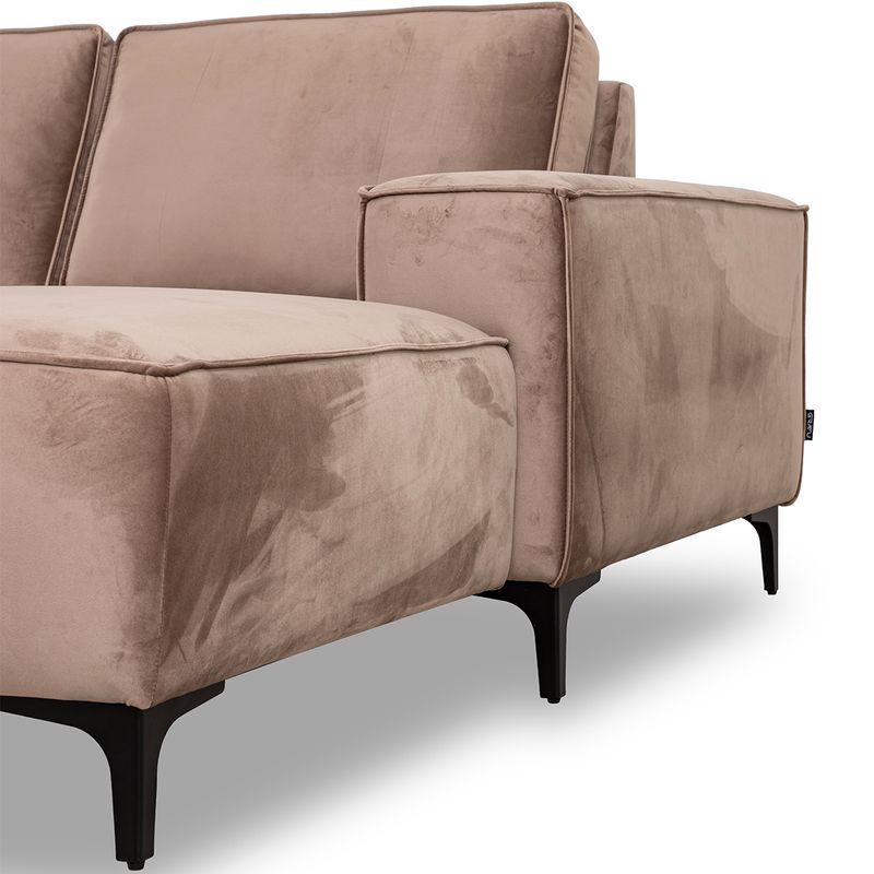 Brussel U-sofa Oppsett 3 Bluvel Tekstil Hjørnesofa 350x214 m/åpen ende