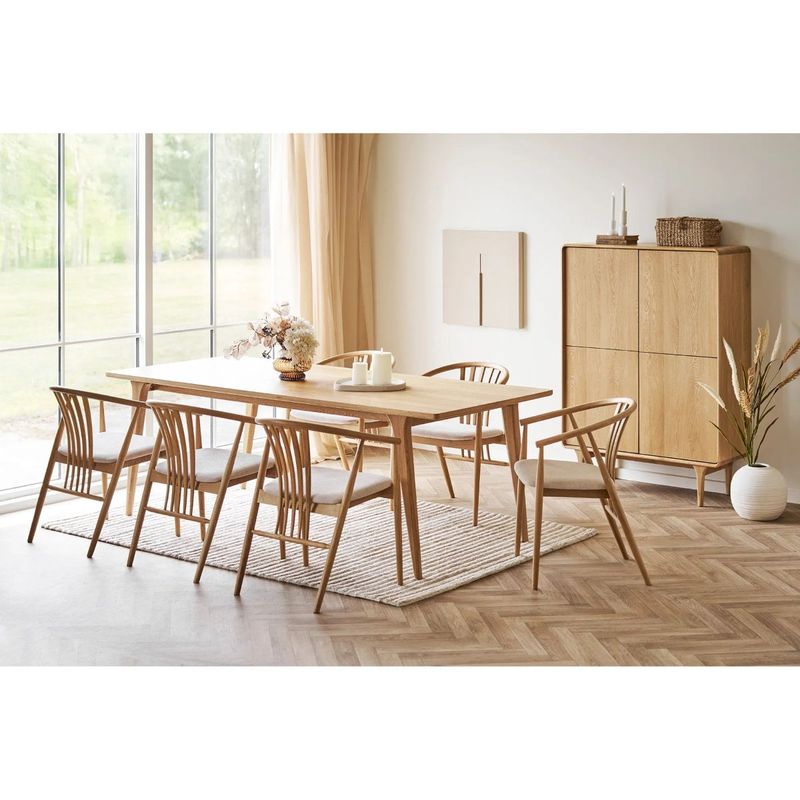 Darwin Vitrineskap - Eik Natur | House Nordic 