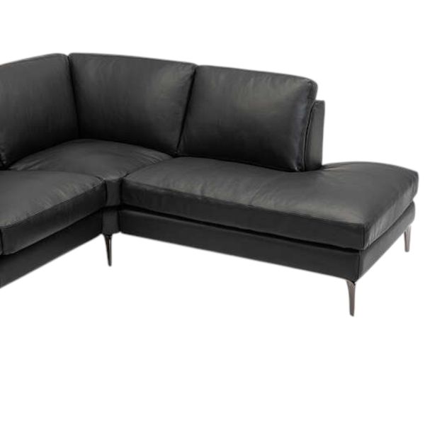 Hovedbilde Una hjørnesofa i ekte skinn Madras Hud 247x208 ...