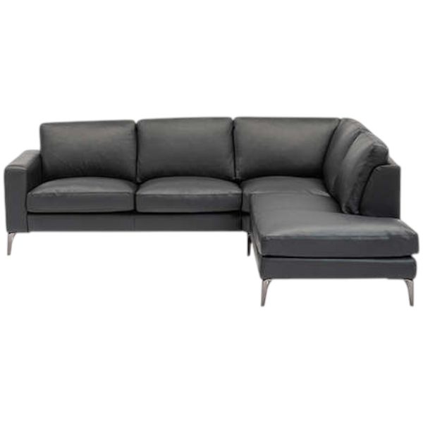 Hovedbilde Una hjørnesofa i ekte skinn Madras Hud 247x208 ...