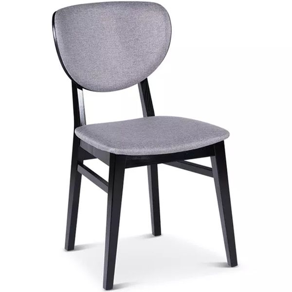 Hovedbilde Borgholm spisestol i svart beiset heltre ask