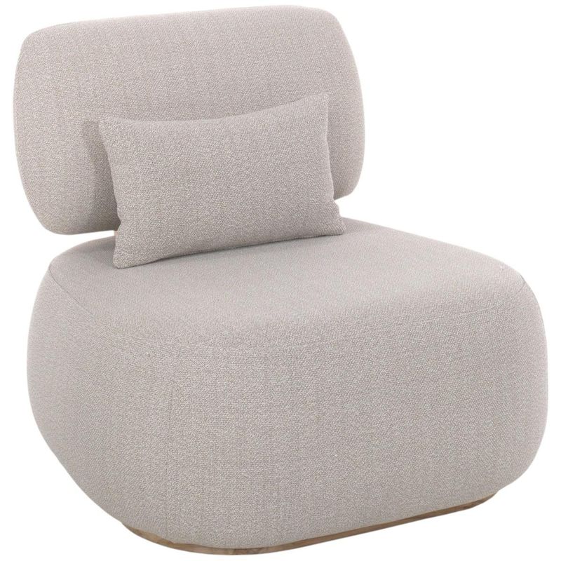 Ruby loungestol ute - teak & Quick Dry