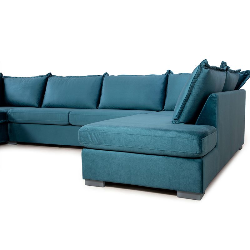 Arizona FS U-hjørnesofa symmetrisk Monolith velur 362x208