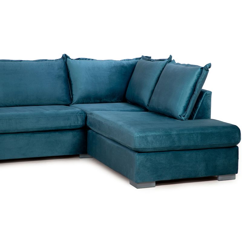 Arizona FS U-hjørnesofa symmetrisk Monolith velur 362x208