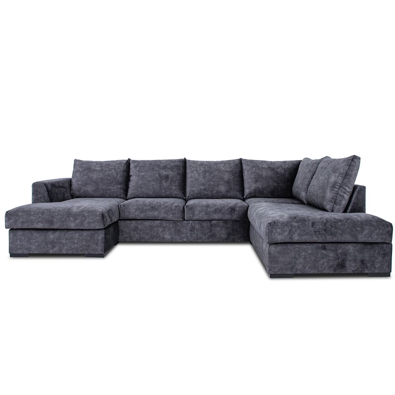 Chill U-sofa 330x215 cm - Adore Fuji velur