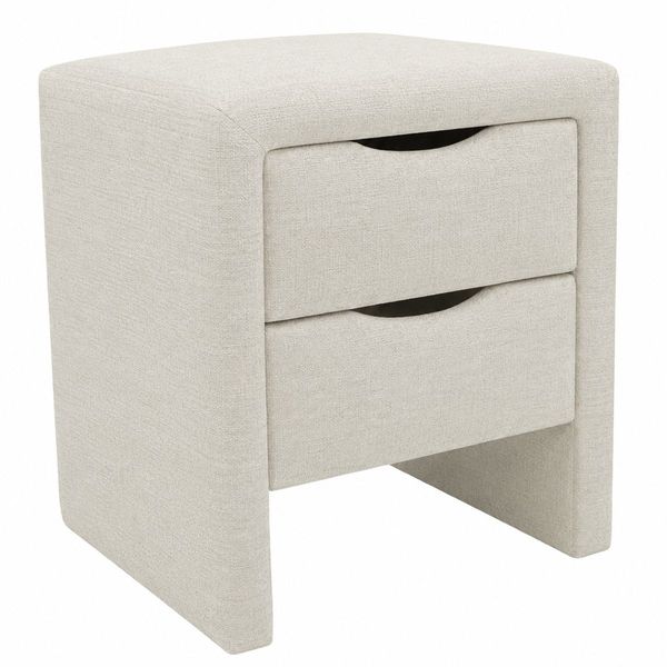 Hovedbilde Dvale Duo nattbord med 2 skuffer - helkledd Loft ...
