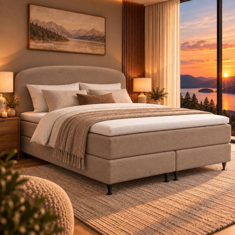 Arctic Premium Bouclè 160x200 Kontinentalseng
