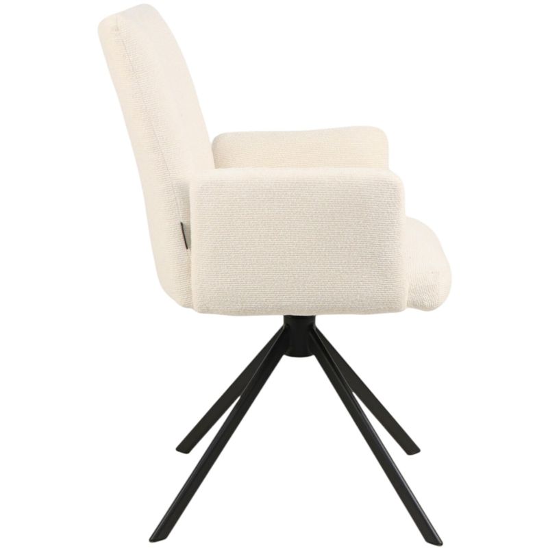 Ada Spisestol m/arm - Sving og gyng - 101 White