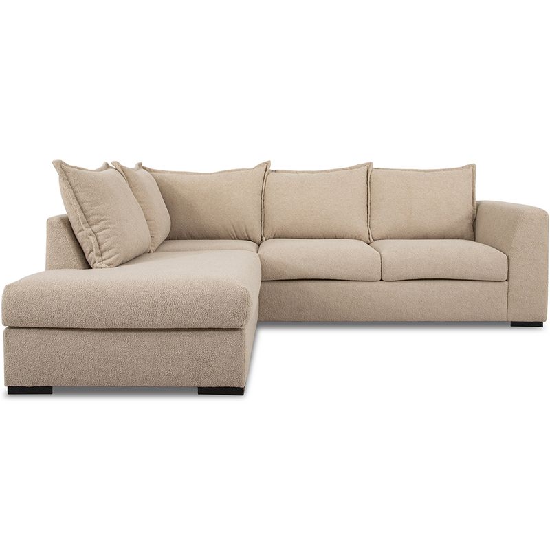 Chill Oppsett 00 hjørnesofa Now or Never Bouclè 260x215 m/ åpen ende