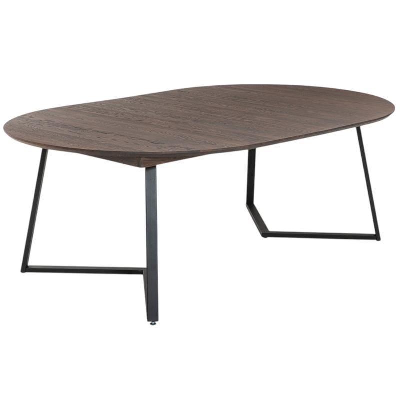 Form Spisebord Rundt Ø120 heltre eik med uttrekk | Skagen Studio