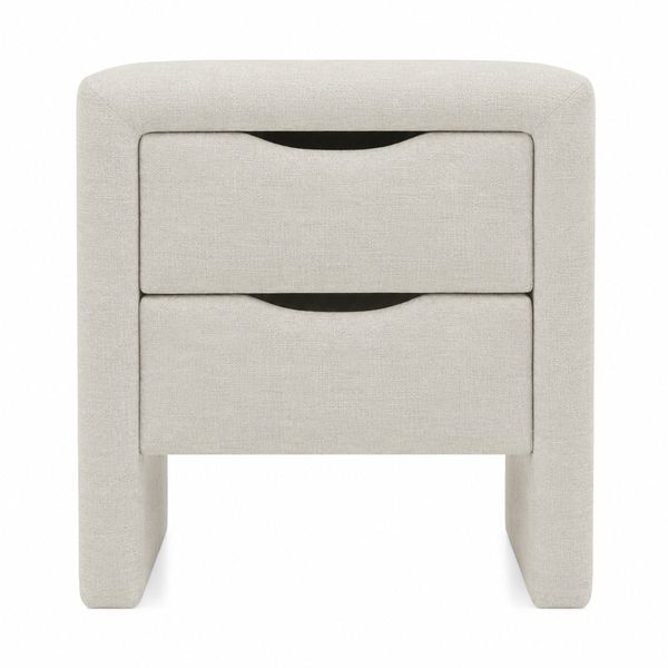 Hovedbilde Dvale Duo nattbord med 2 skuffer - helkledd Loft ...