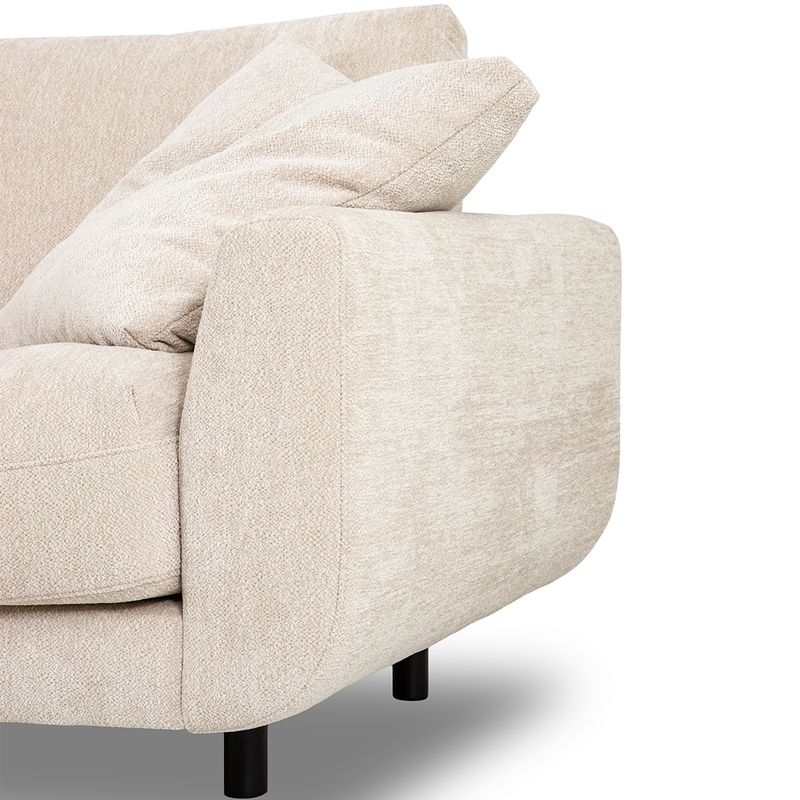 Lazy XL modulsofa 336x180cm med sjeselong myk komfort velg Raven tekstil