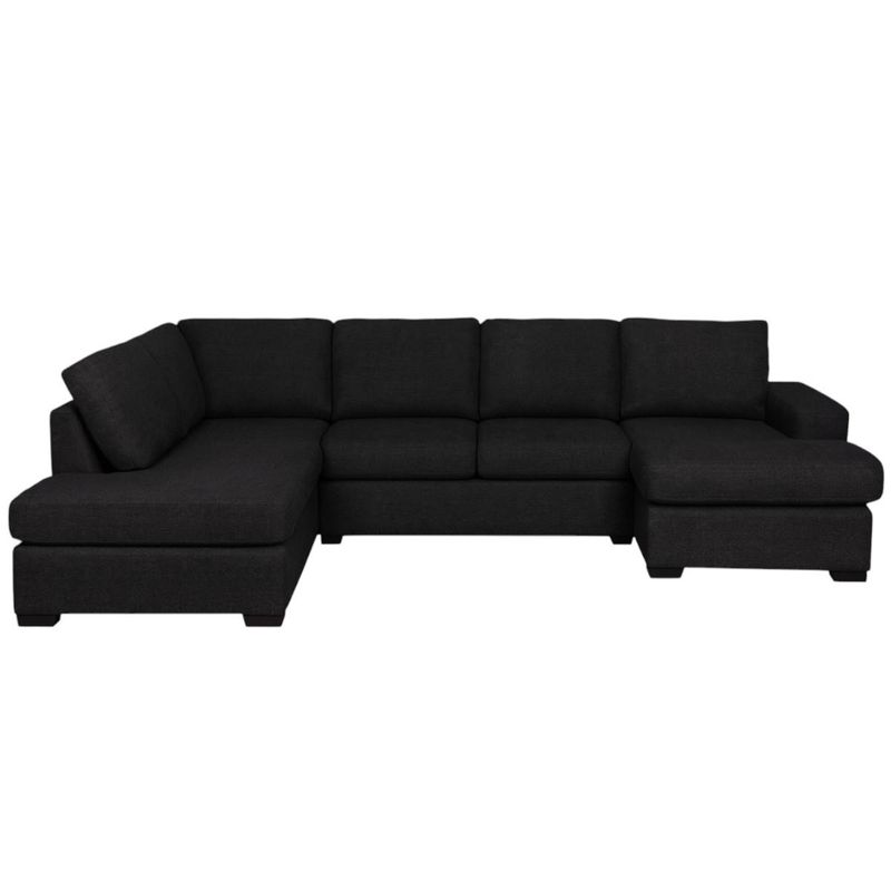 Vega U-hjørnesofa 286x200cm - Storm tekstil